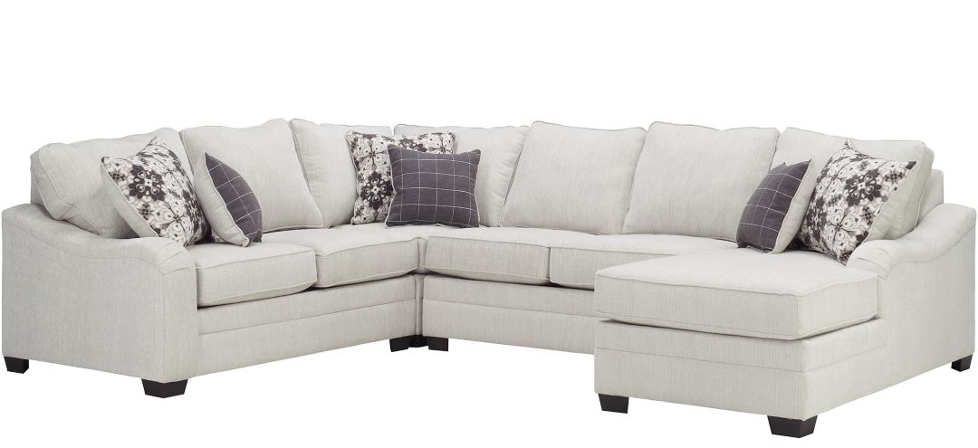 295033131 Caid 4-pc. Chenille Sectional Sofa sku 295033131