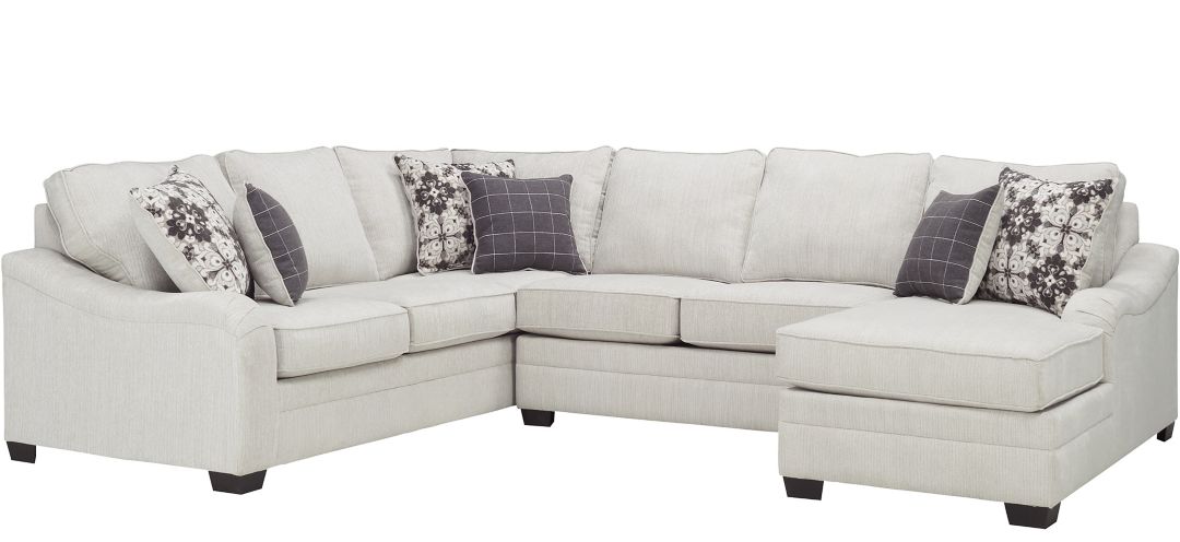 296033132 Caid 3-pc. Chenille Sectional Sofa sku 296033132