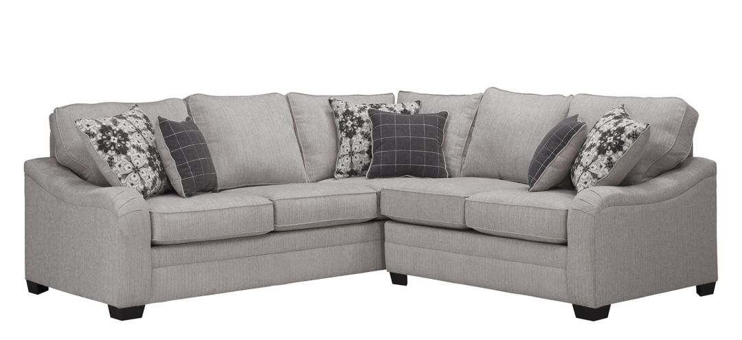 298033146 Caid 2-pc. Chenille Sectional sku 298033146