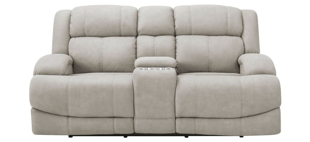 Quincey Power-Reclining Console Loveseat