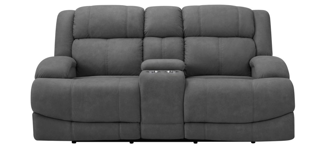 Quincey Power-Reclining Console Loveseat