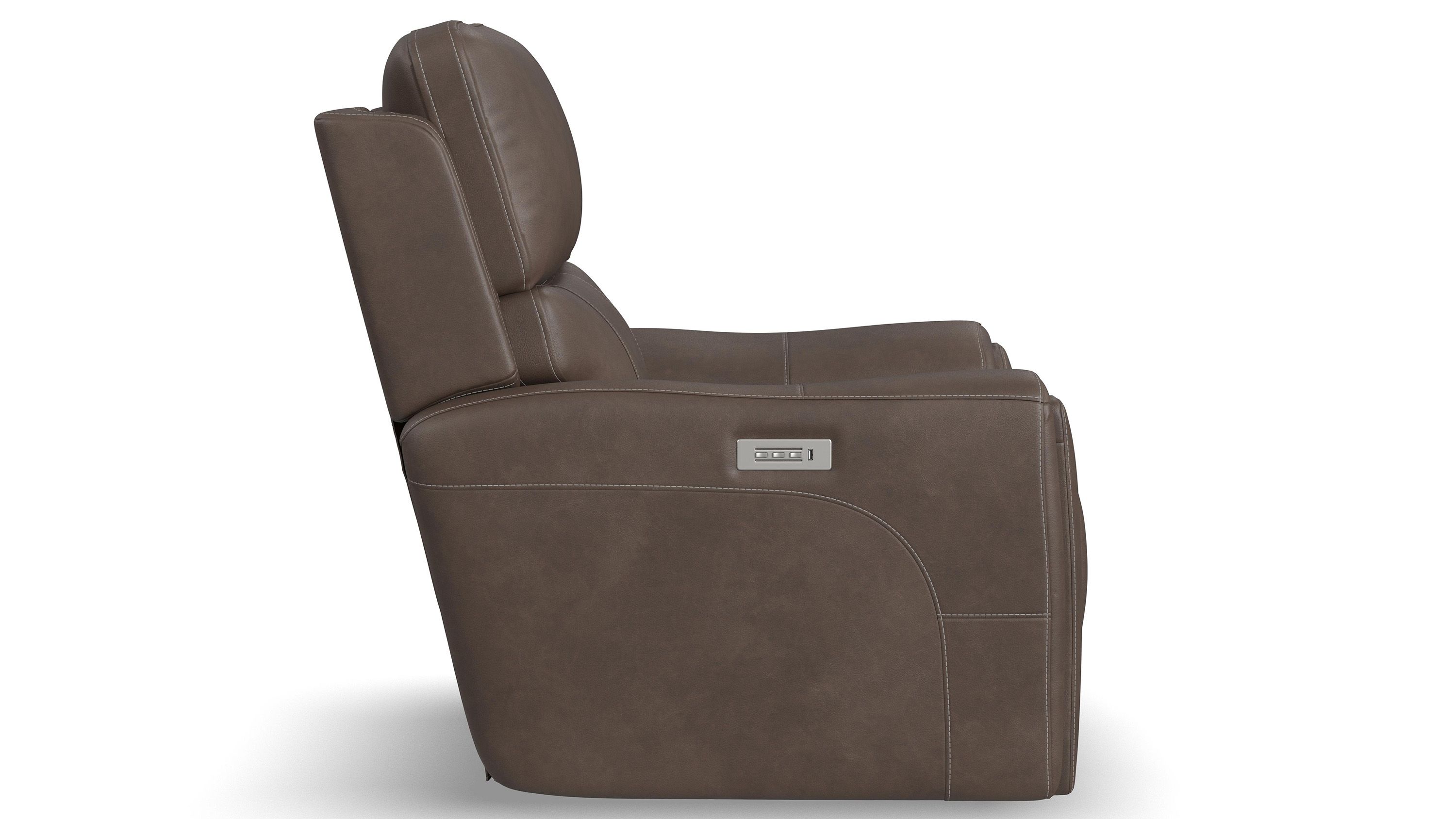 Calvin Power Recliner w/ Power Headrest & Lumbar | Raymour & Flanigan