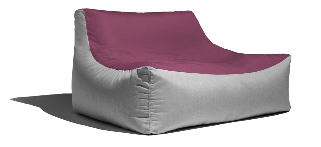 Veridiana Outdoor Bean Bag Loveseat / Modern Patio Sofa