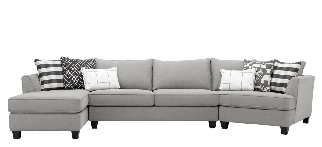 286028153 Daine 3-pc. Sectional Sofa sku 286028153