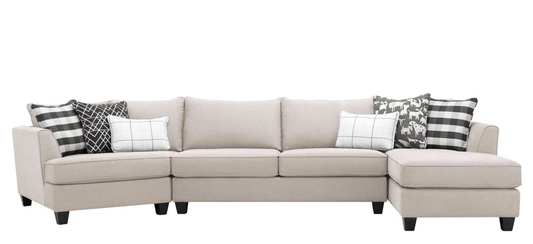 287281500 Daine 3-pc. Sectional Sofa sku 287281500