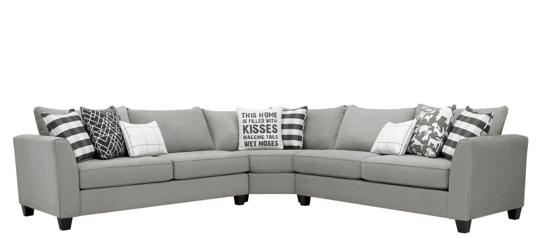 288028155 Daine 3-pc. Sectional Sofa sku 288028155