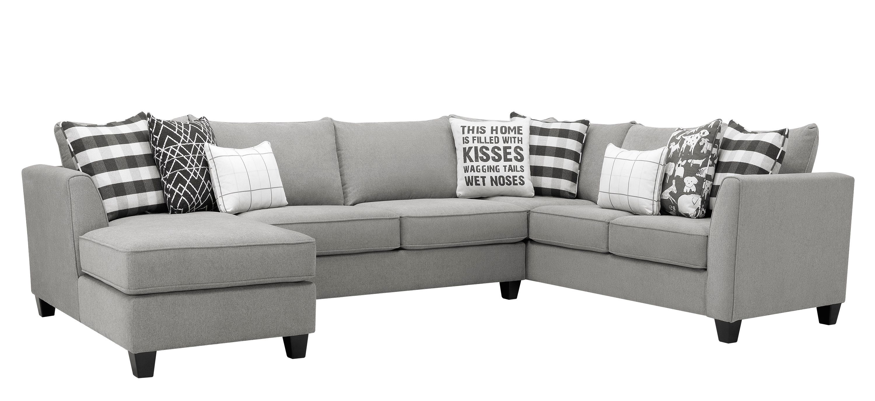Daine 3-pc. Sectional Sofa w/ Full Sleeper