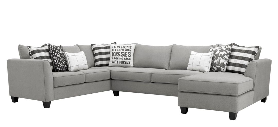 297028156 Daine 3-pc. Sectional Sofa w/ Full Sleeper sku 297028156