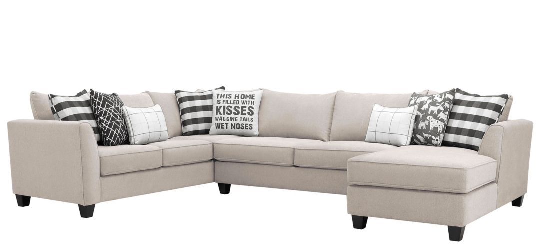 297281500 Daine 3-pc. Sectional Sofa w/ Full Sleeper sku 297281500