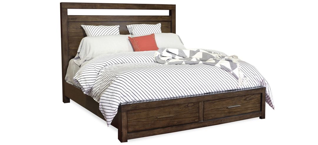 595240710 Modern Loft King Panel Bed with Storage sku 595240710