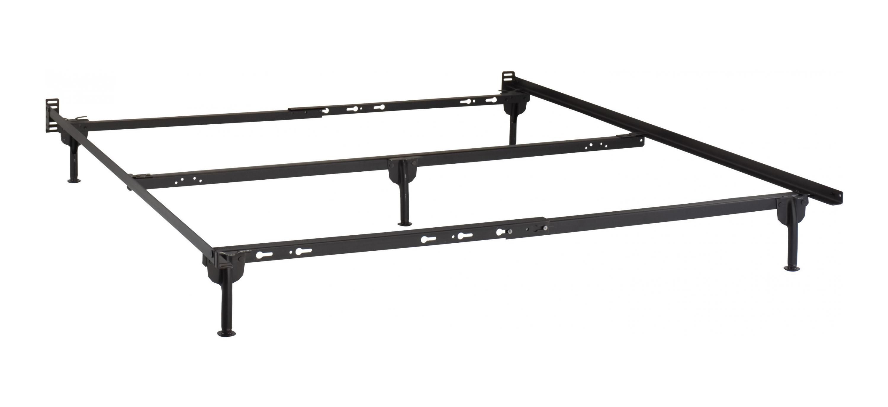 Adjustable Bed Frame w Glides TwinFullQueen At