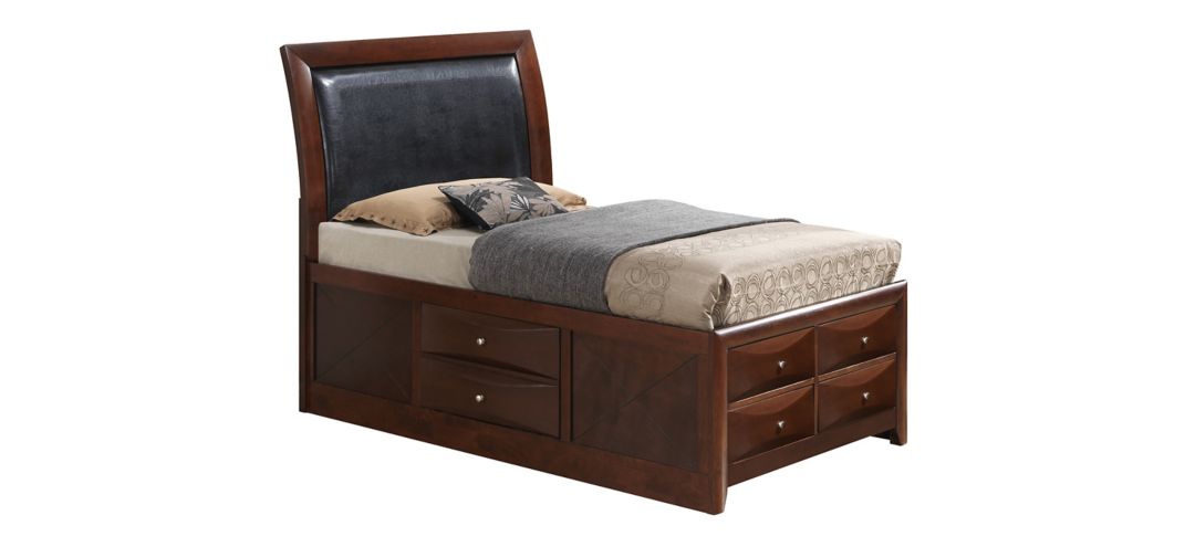 Marilla Upholstered Captains Bed