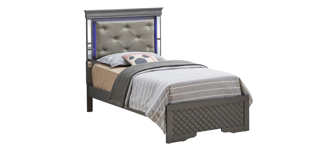 Verona Twin Bed w/ LED Lighting