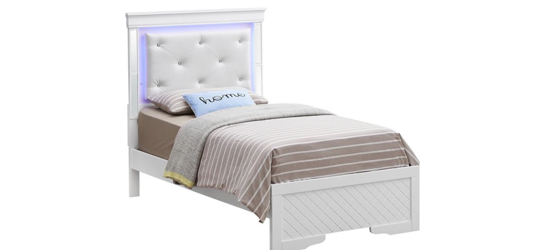 Verona Twin Bed w/ LED Lighting