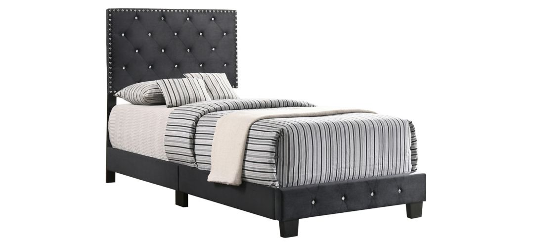 501140700 Suffolk Upholstered Panel Bed sku 501140700