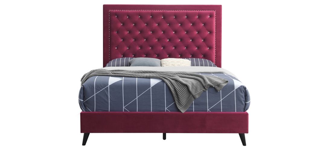 Alba Upholstered Panel Bed