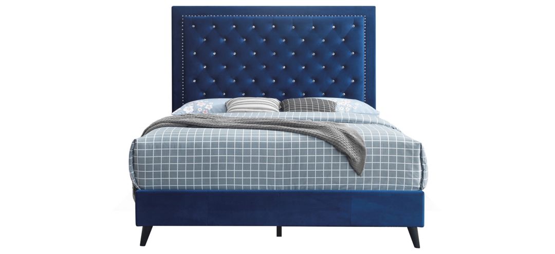 Alba Upholstered Panel Bed