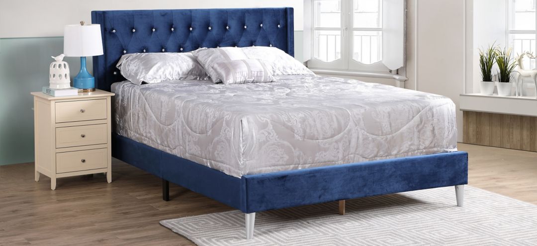 504162900 Bergen Upholstered Panel Bed sku 504162900