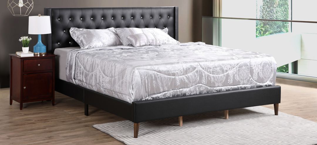 504163100 Bergen Upholstered Panel Bed sku 504163100