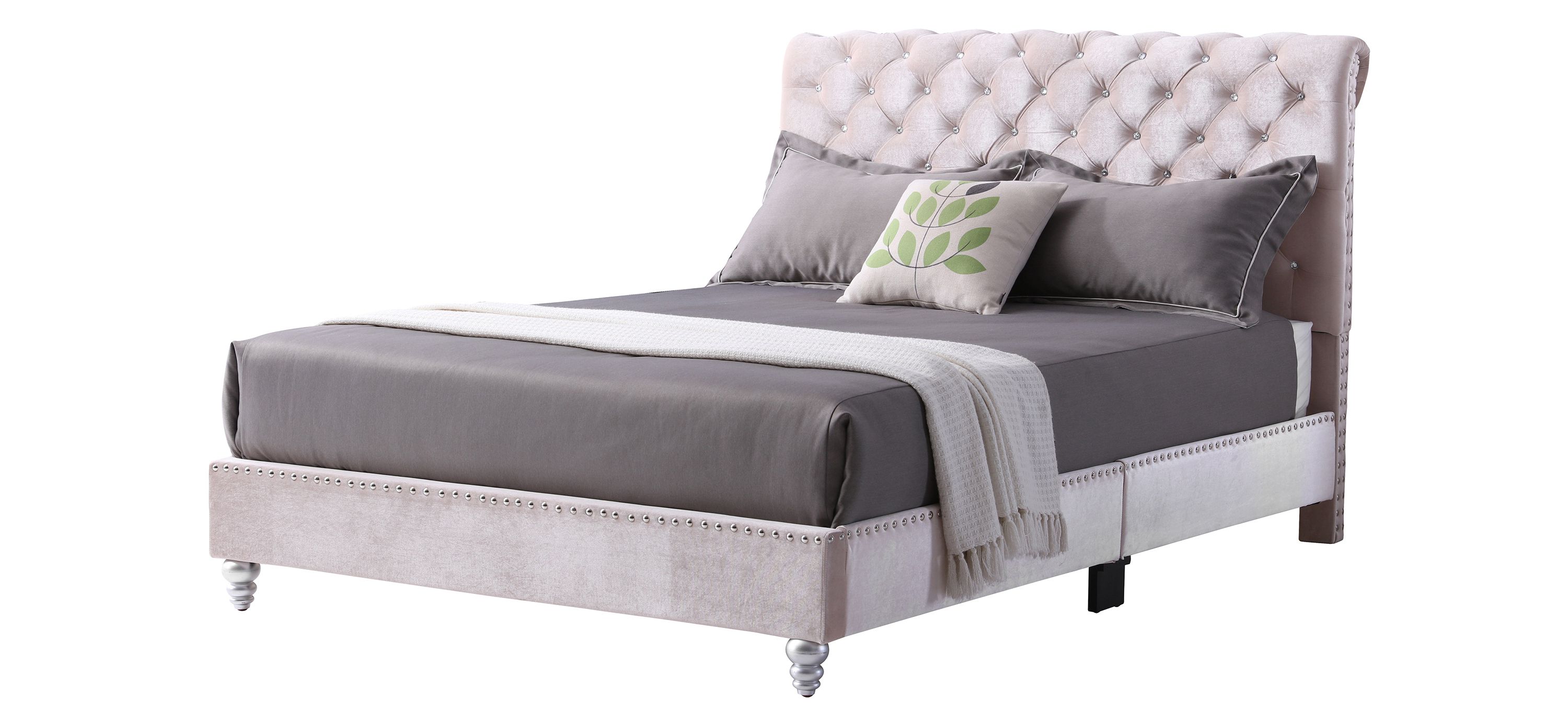 Maxx Upholstered Sleigh Bed