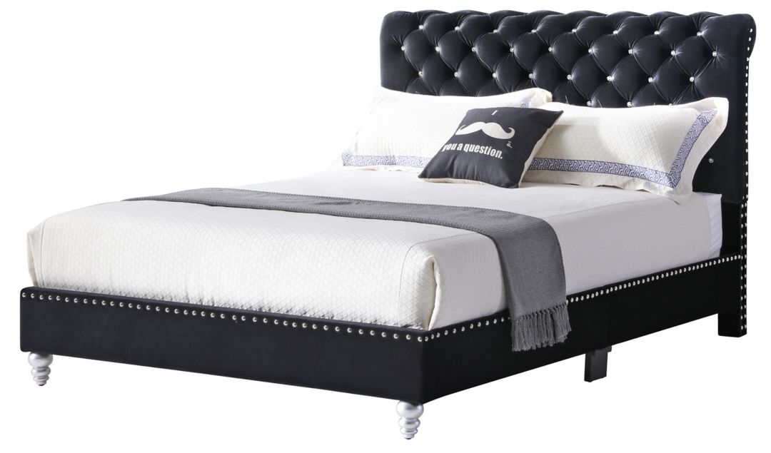 504194200 Maxx Upholstered Sleigh Bed sku 504194200