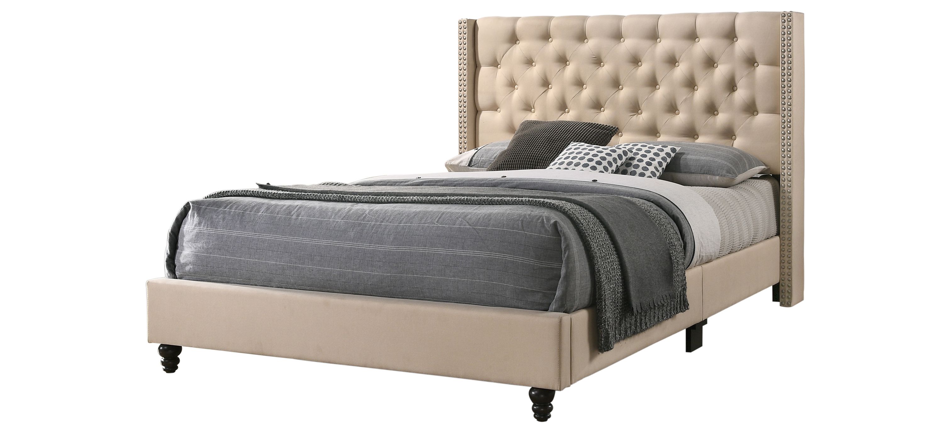 Julie Upholstered Panel Bed