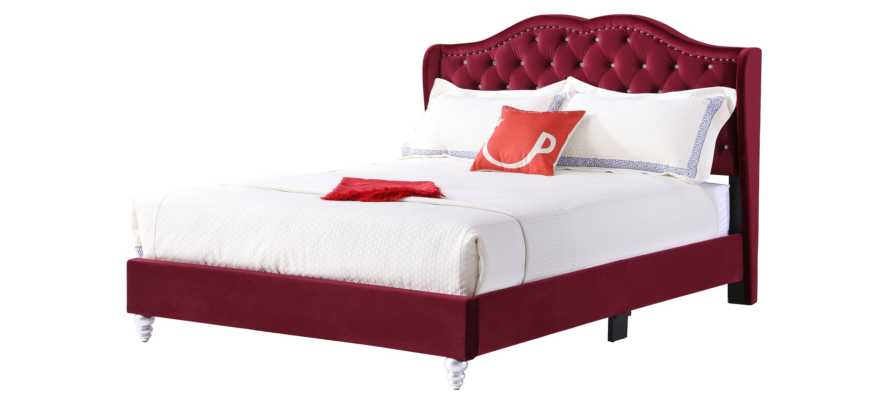 Joy Upholstered Panel Bed