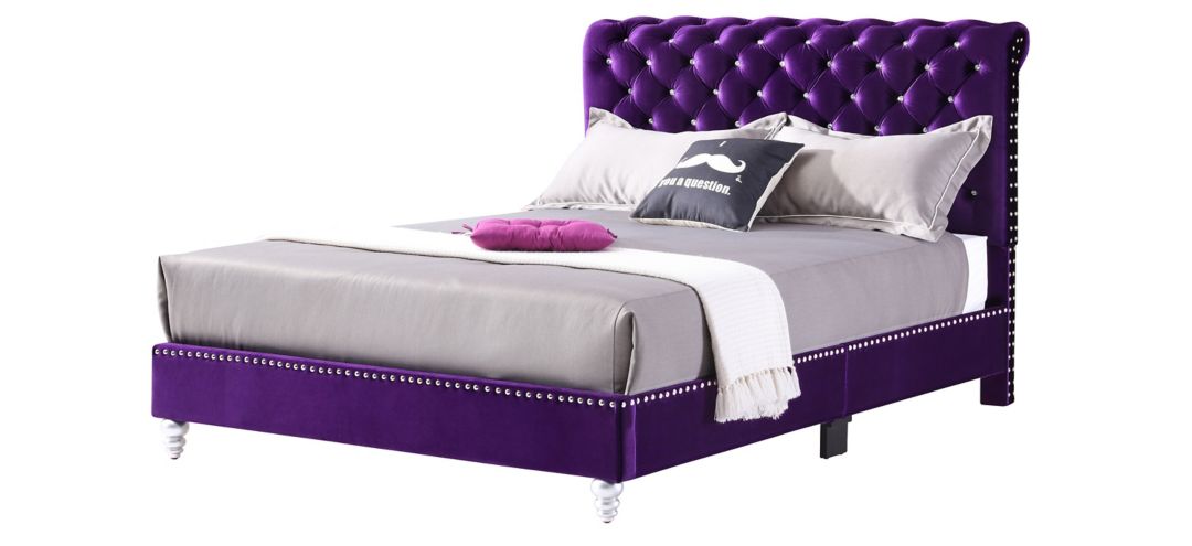 Maxx Upholstered Sleigh Bed