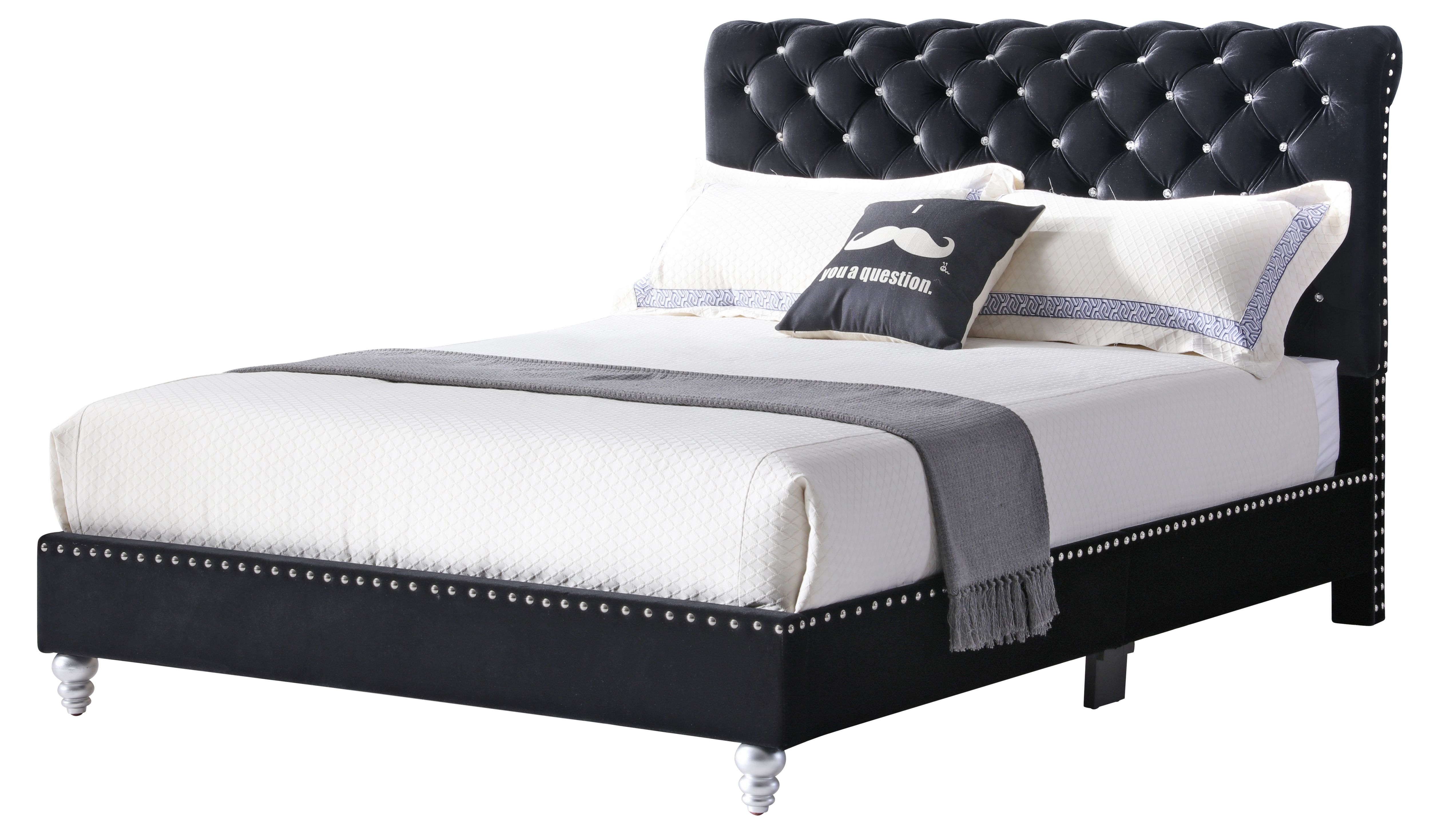 Maxx Upholstered Sleigh Bed