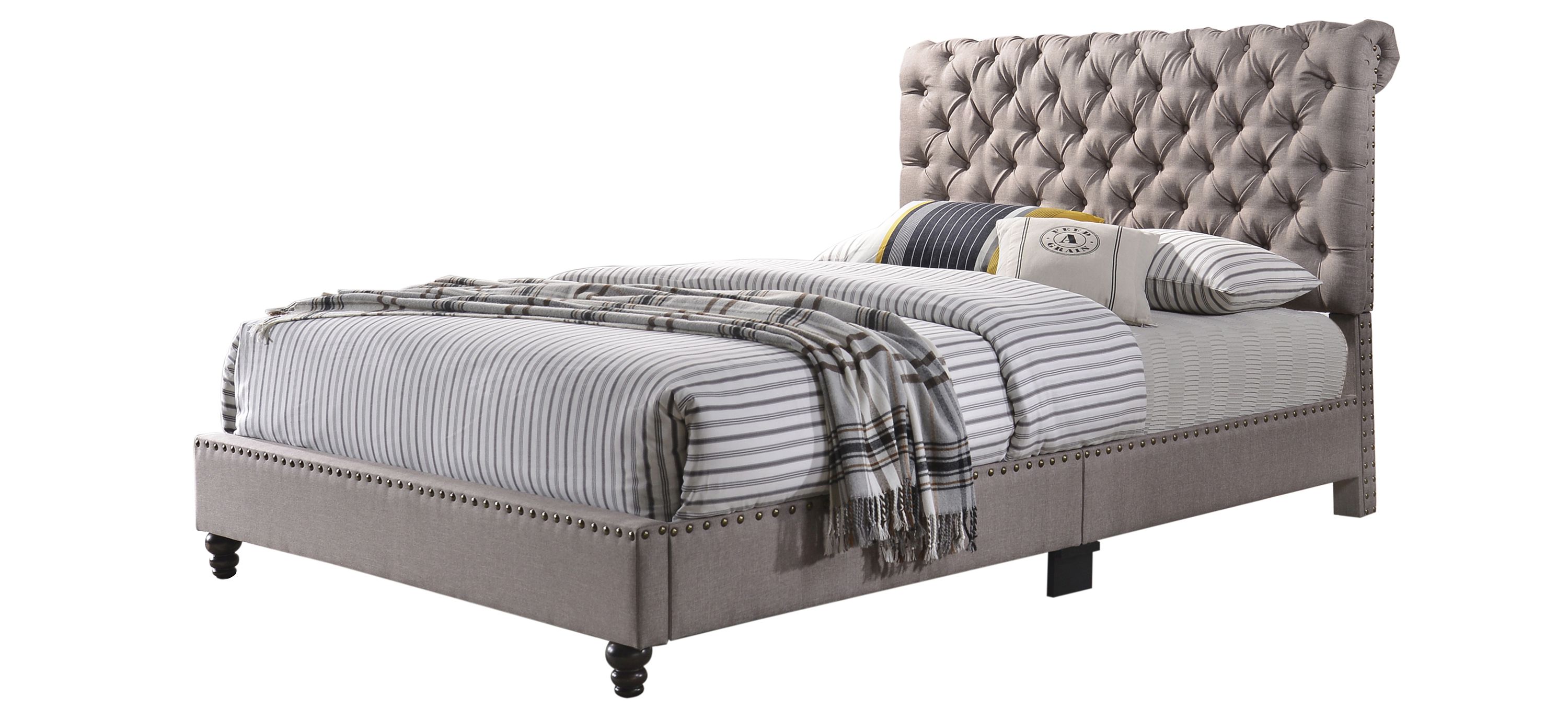 Maxx Upholstered Panel Bed