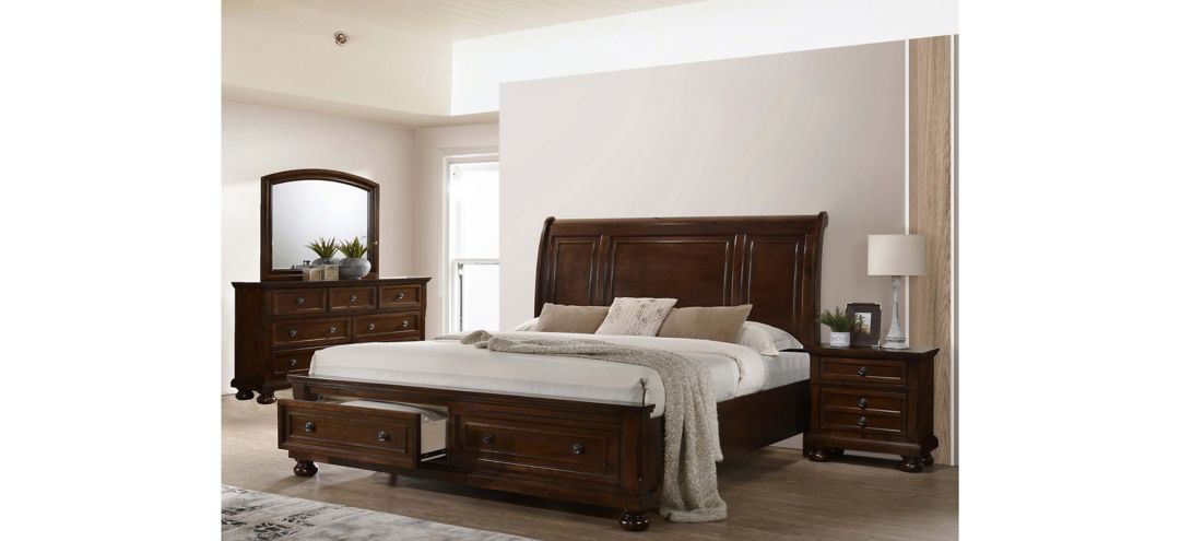 570189000 Meade 4-pc. Sleigh Storage Bedroom Set sku 570189000