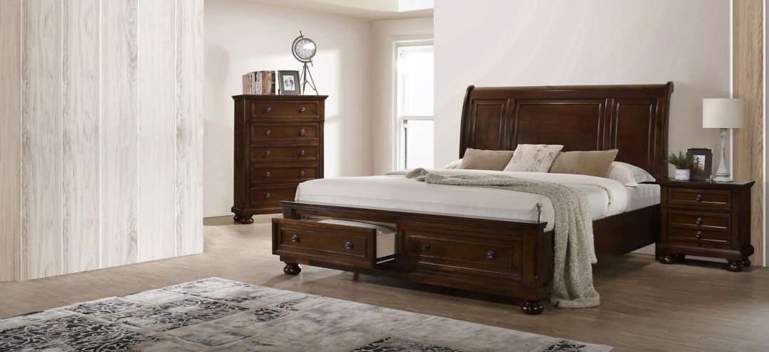 576189000 Meade 3-pc. Sleigh Storage Bedroom Set sku 576189000