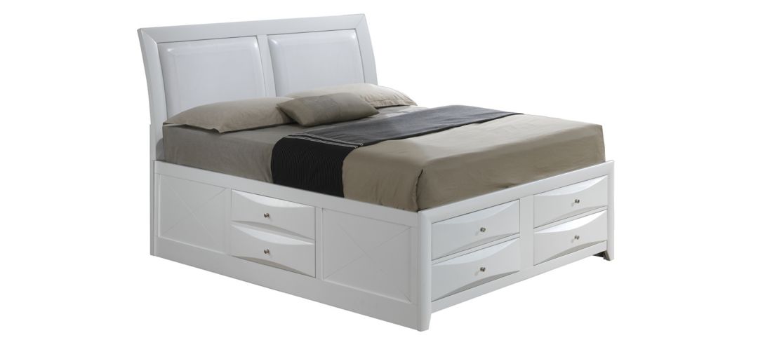 Marilla Upholstered Captains Bed