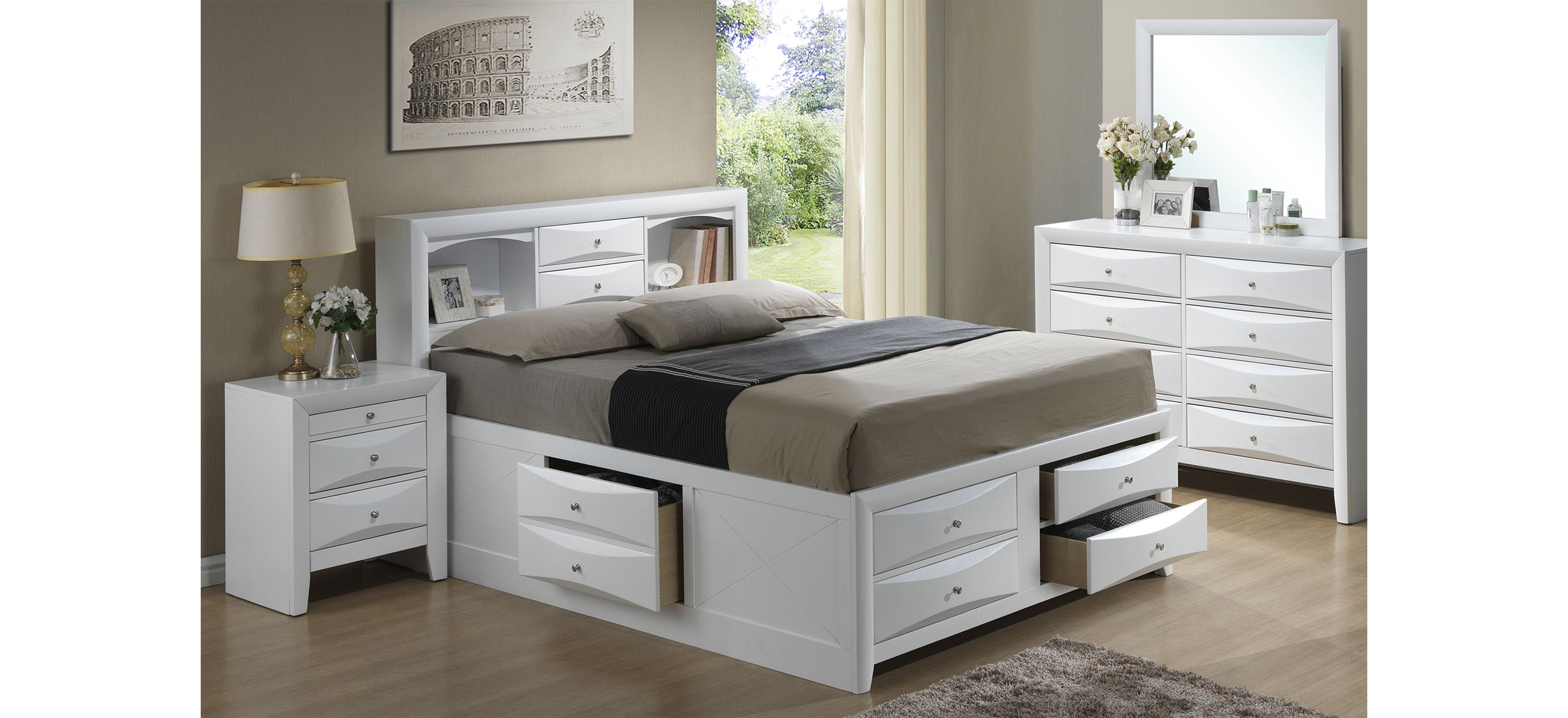 Marilla 4-piece Captain%27s Bedroom Set