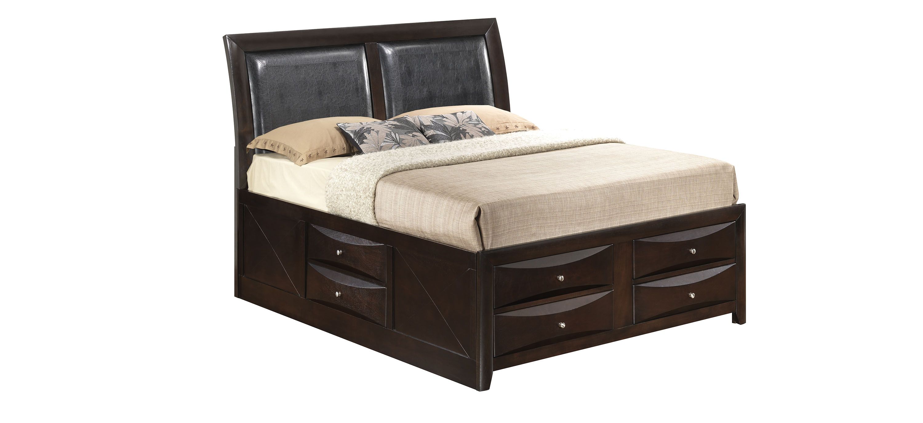 Marilla Upholstered Captain%27s Bed