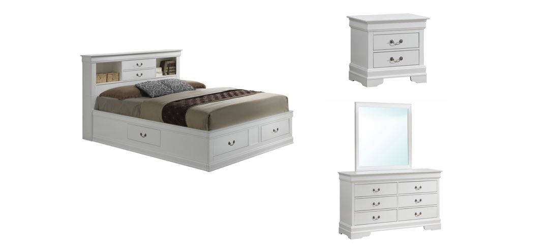 Rossie 4-pc. Storage Bedroom Set