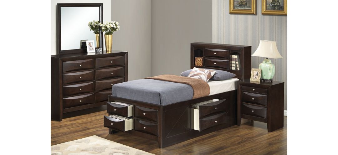 Marilla 4-piece Captains Bedroom Set