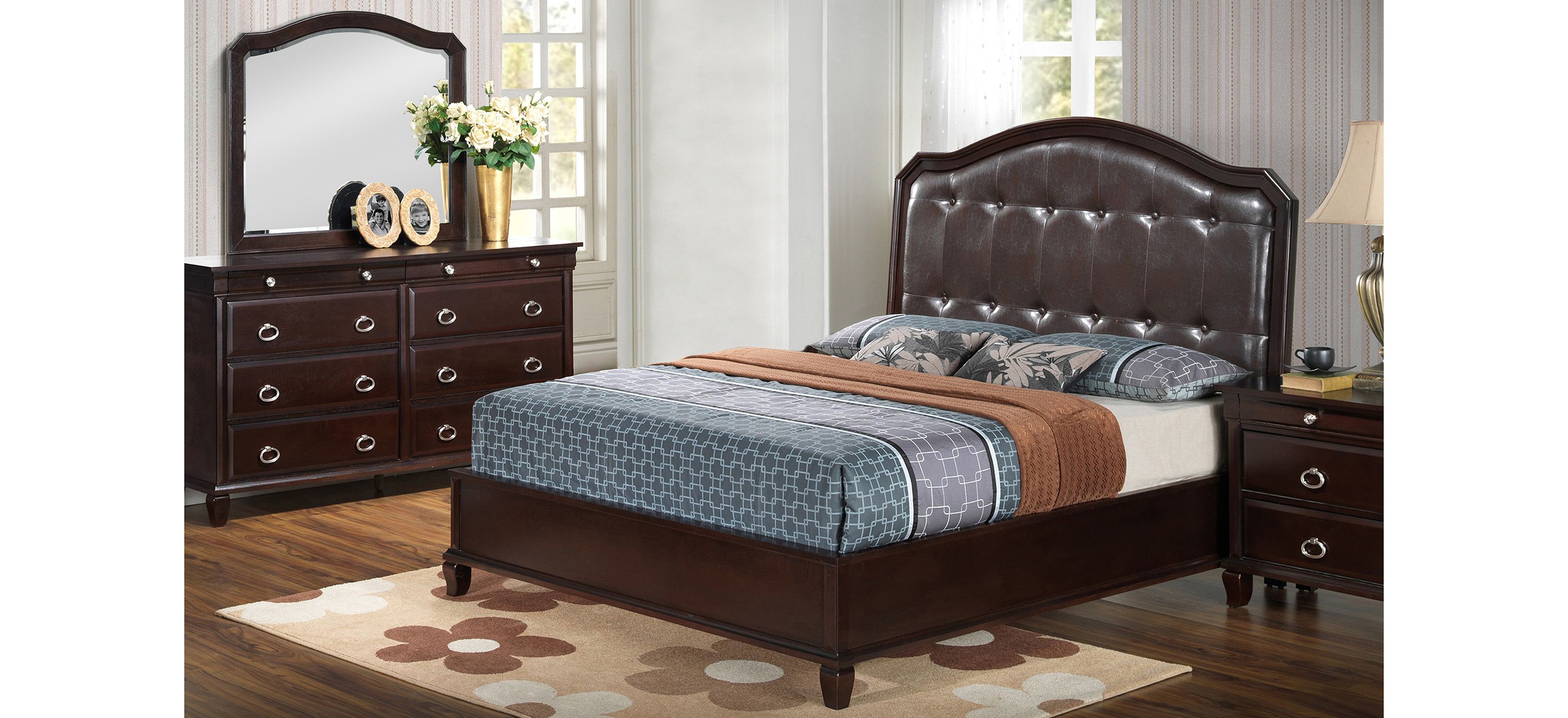 Abbot 4-pc. Upholstered Bedroom Set