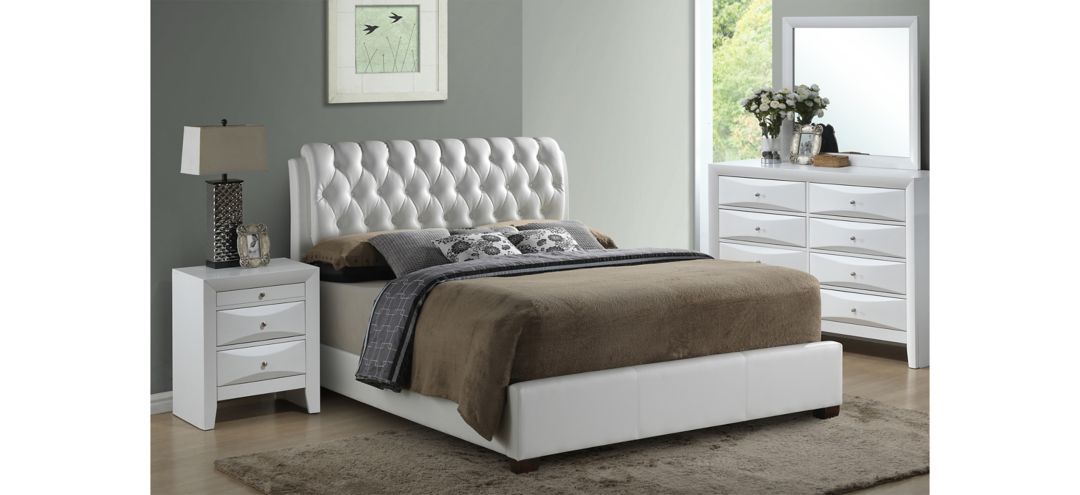 595285970 Marilla 4-piece Upholstered Bedroom Set sku 595285970