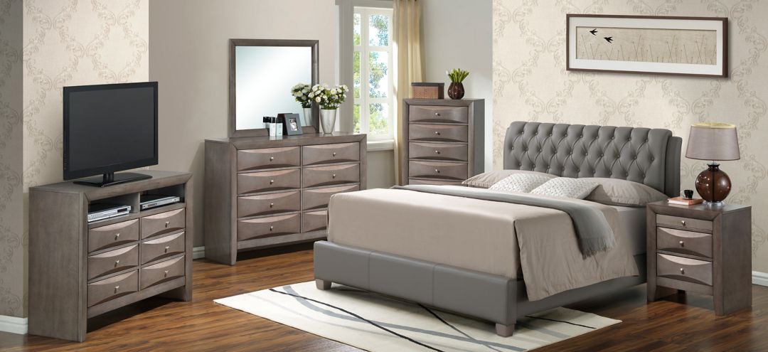 Marilla 4-piece Upholstered Bedroom Set