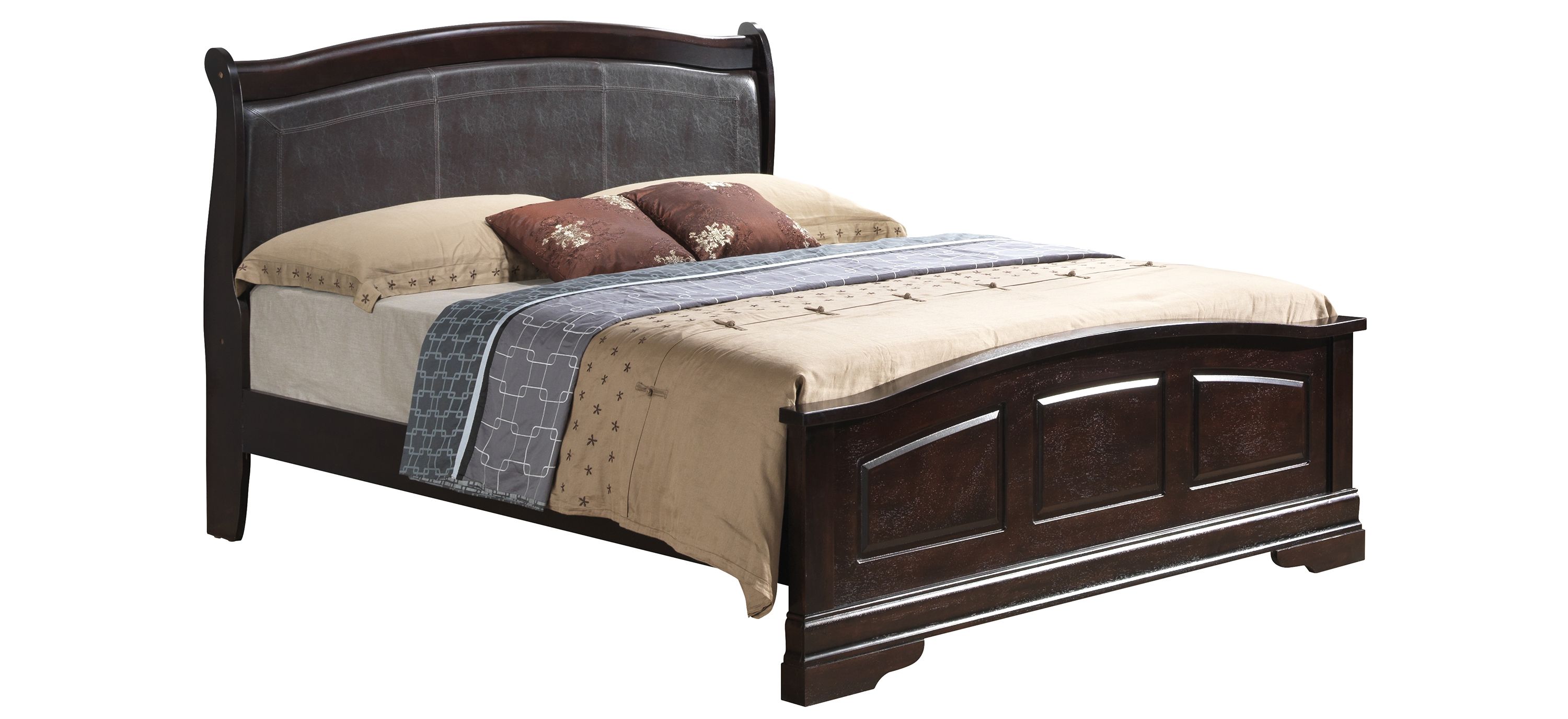 Rossie Upholstered Panel Bed