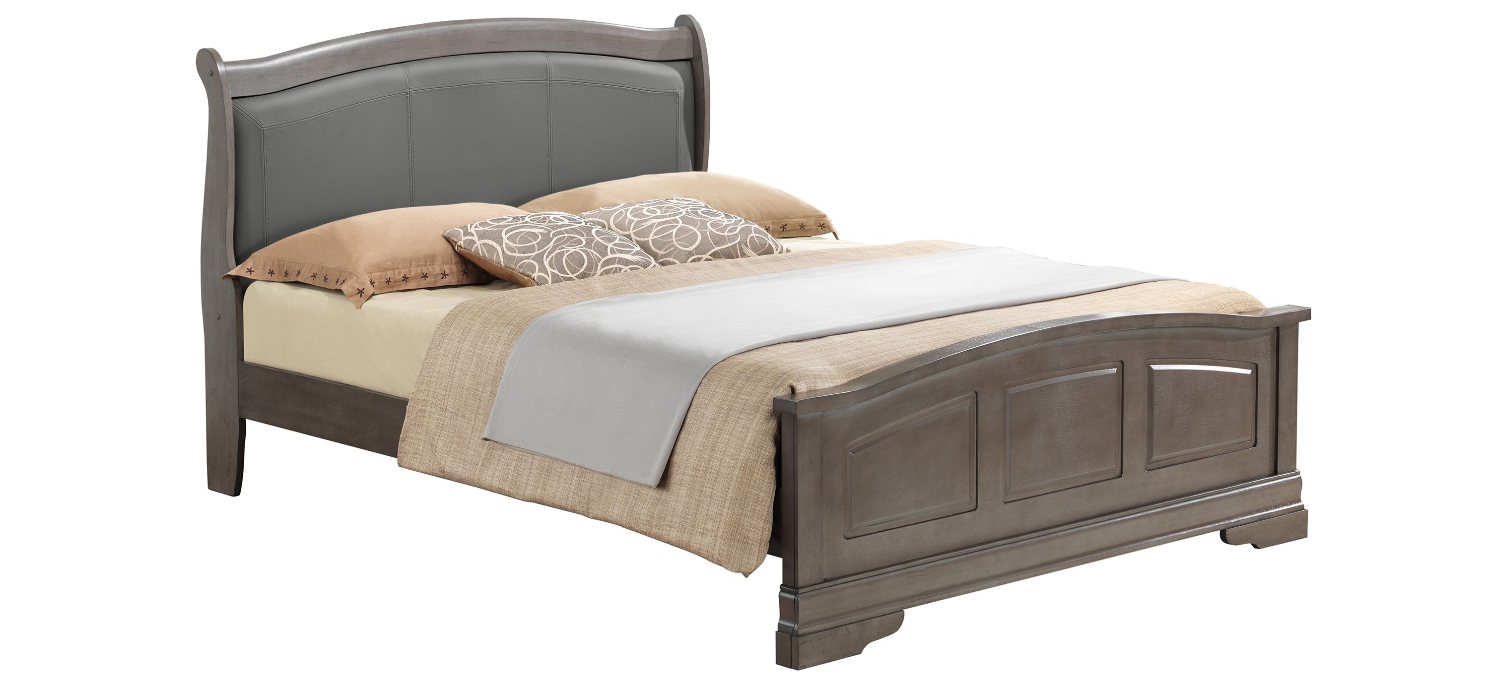 Rossie Upholstered Panel Bed