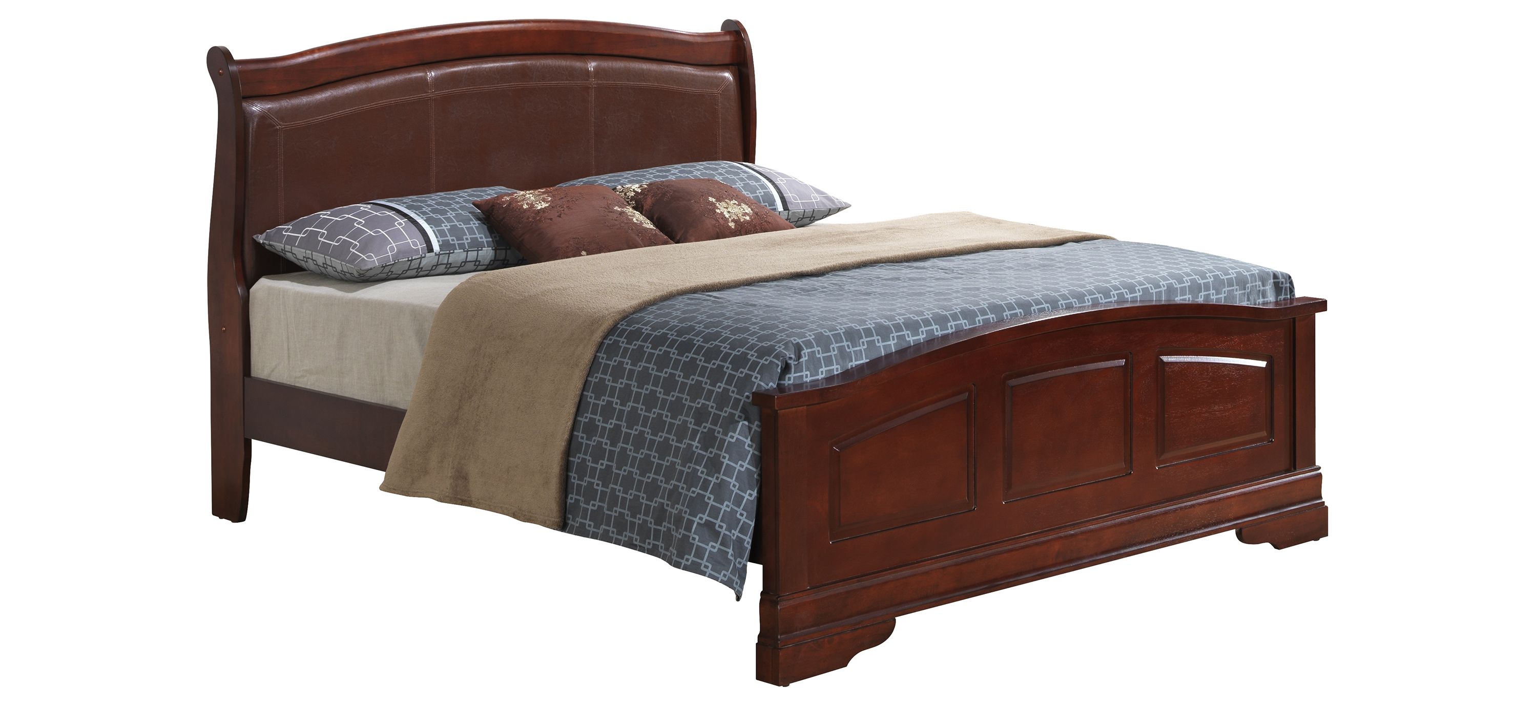 Rossie Upholstered Panel Bed