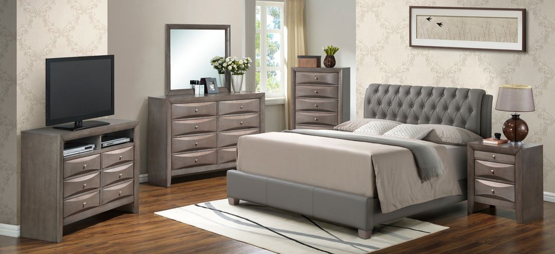 598285960 Marilla 4-piece Upholstered Bedroom Set sku 598285960