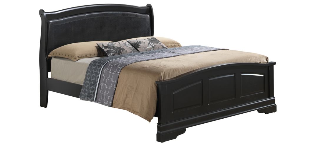 599136011 Rossie Upholstered Panel Bed sku 599136011