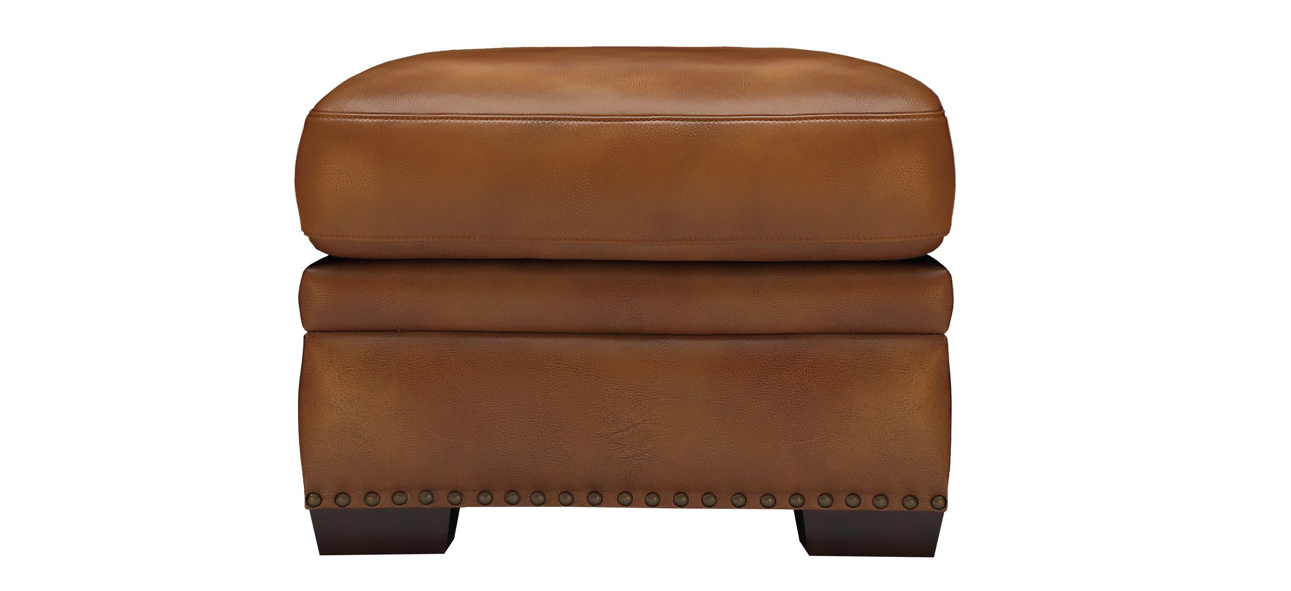 Rocco Leather Ottoman