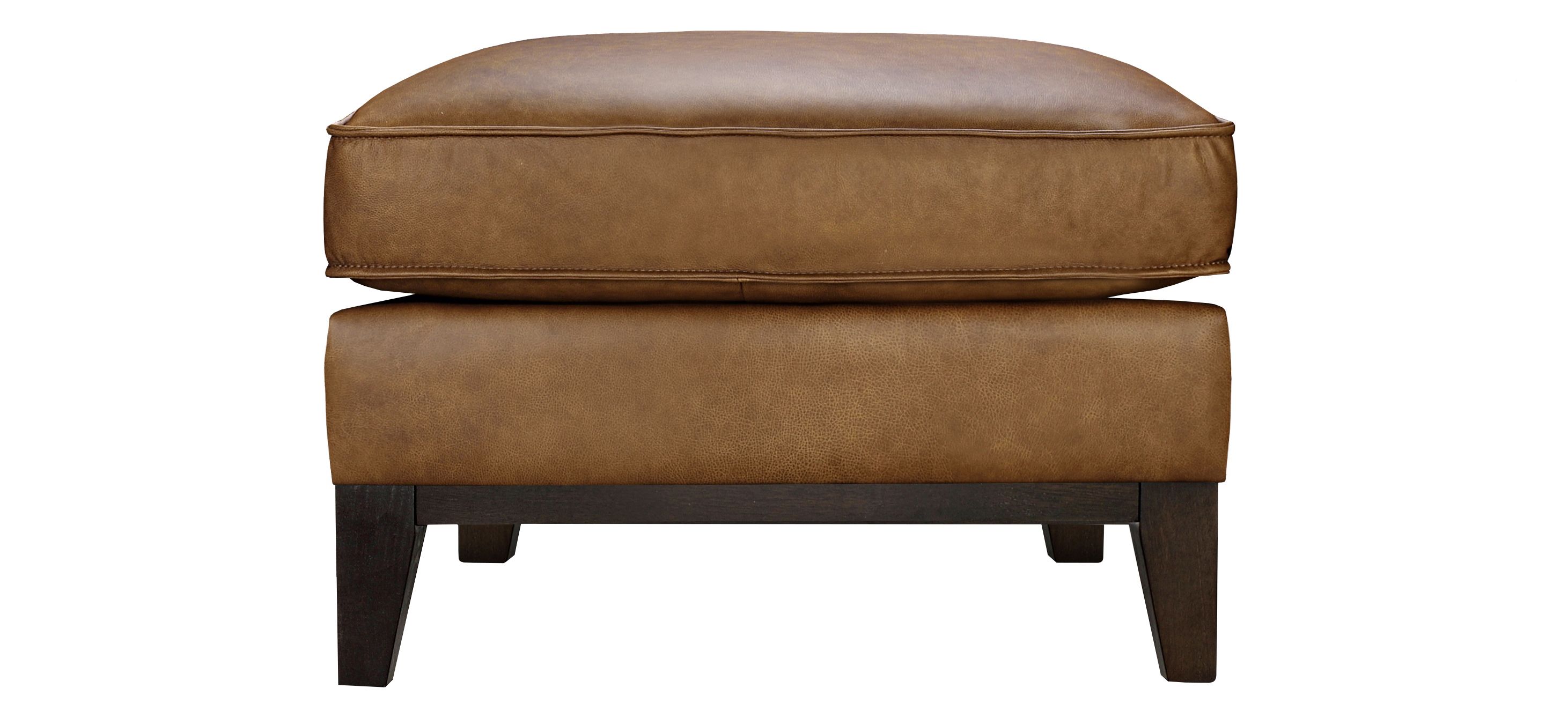 Roscoe Leather Ottoman