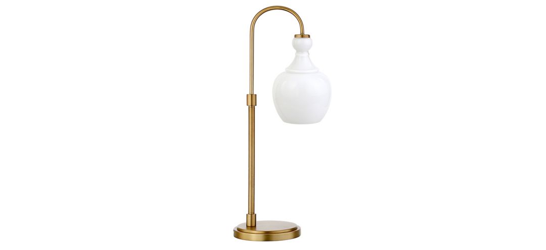 110211850 Nadire White Globe Table Lamp sku 110211850