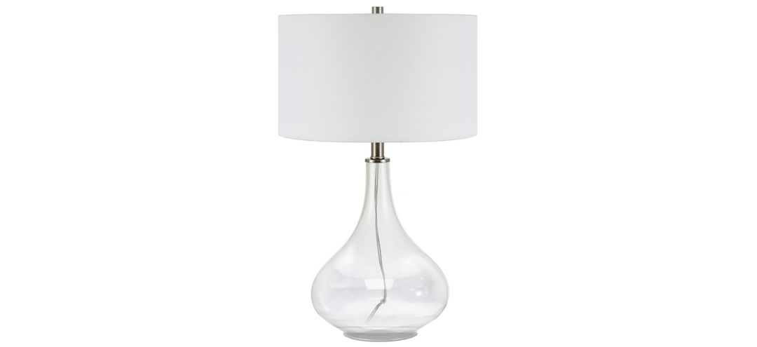 Valeria Clear Glass Table Lamp