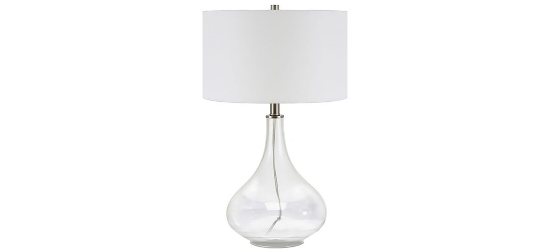 110257750 Valeria Clear Glass Table Lamp sku 110257750